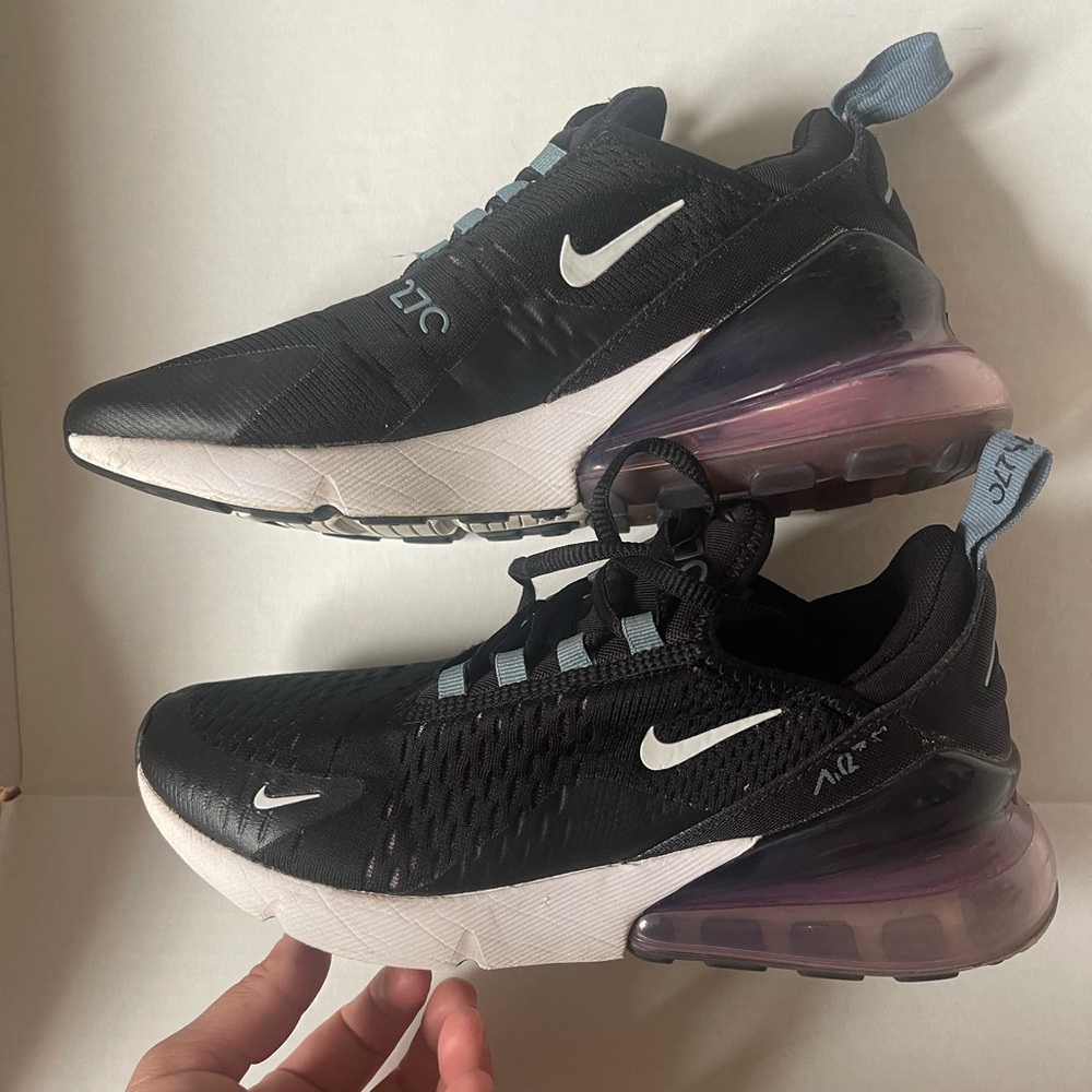 Nike Black and White Air Max 270 Sneakers